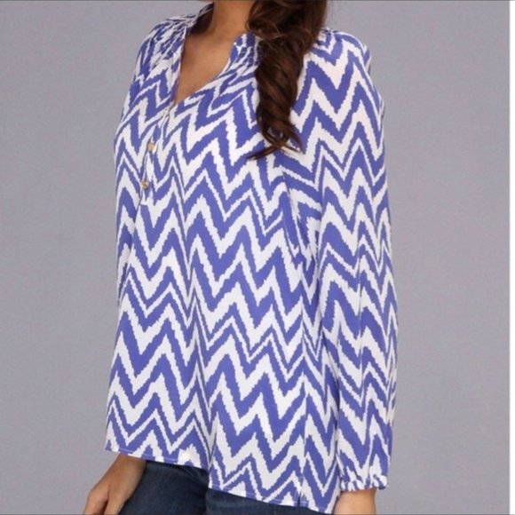 Lilly Pulitzer Tops - Lilly Pulitzer Elsa Silk Blouse